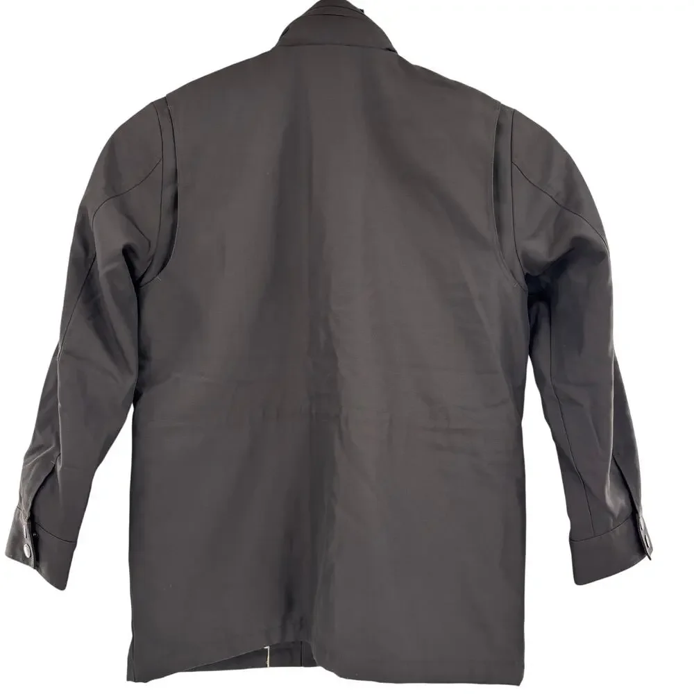 Brooks Brothers Medium Brown 4 Flap Pocket Hooded Weather Resistant Field Jacket